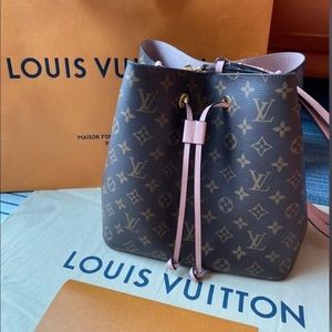 Louis Vuitton Monogram Neonoe MM Rose Poudre